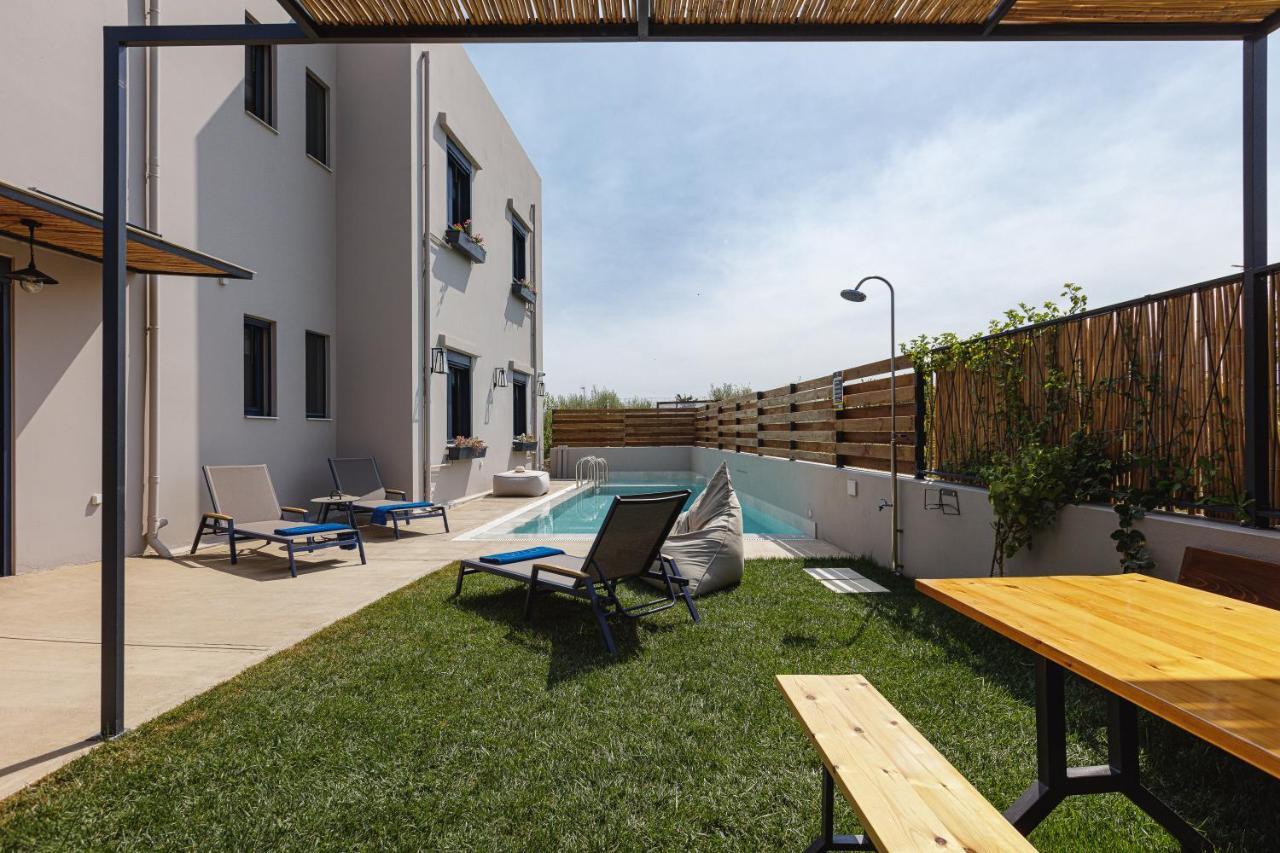 Iron Villas - Nefeli & Oniros Pangalochori Ngoại thất bức ảnh