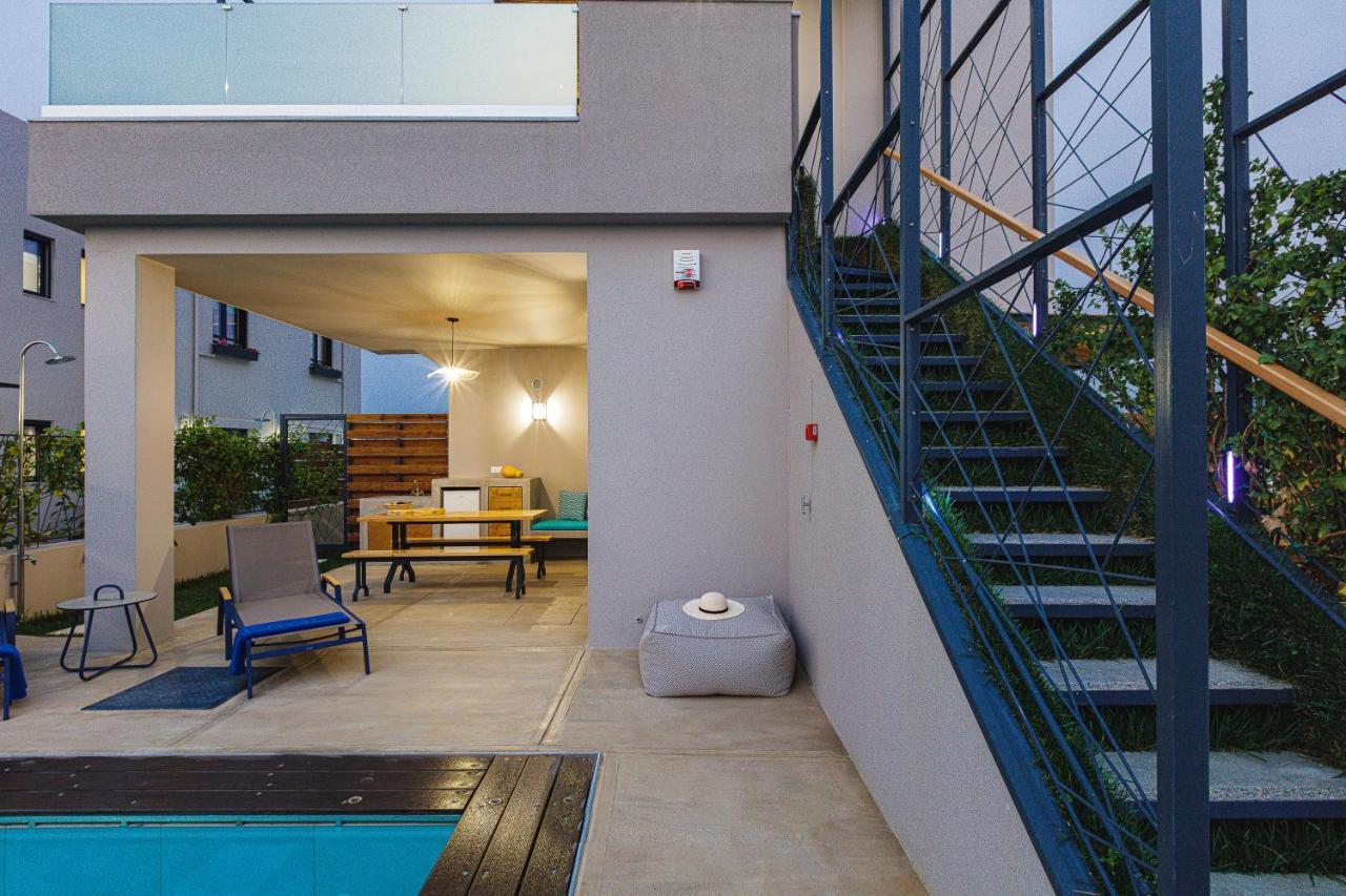 Iron Villas - Nefeli & Oniros Pangalochori Ngoại thất bức ảnh